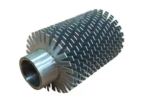 Helical fins