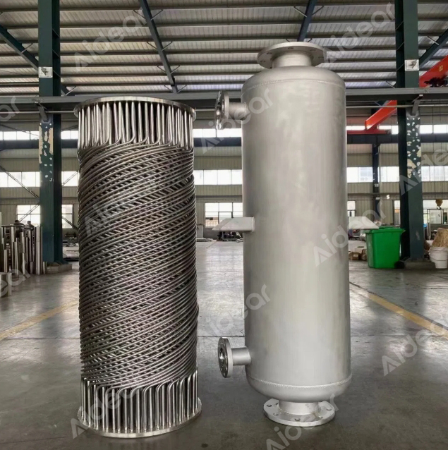 Stainless Steel Shell & Tube Steam Condenser – SS304/316