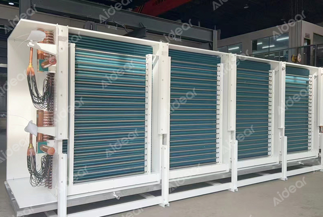 Kommerzieller Kupferrohr Aluminium -Flossenspulenkondensator
