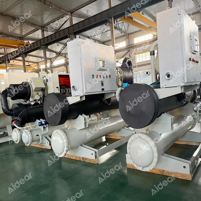 Large Capacity Industrial Water-Cooled Screw Chiller (30-500 Tons)