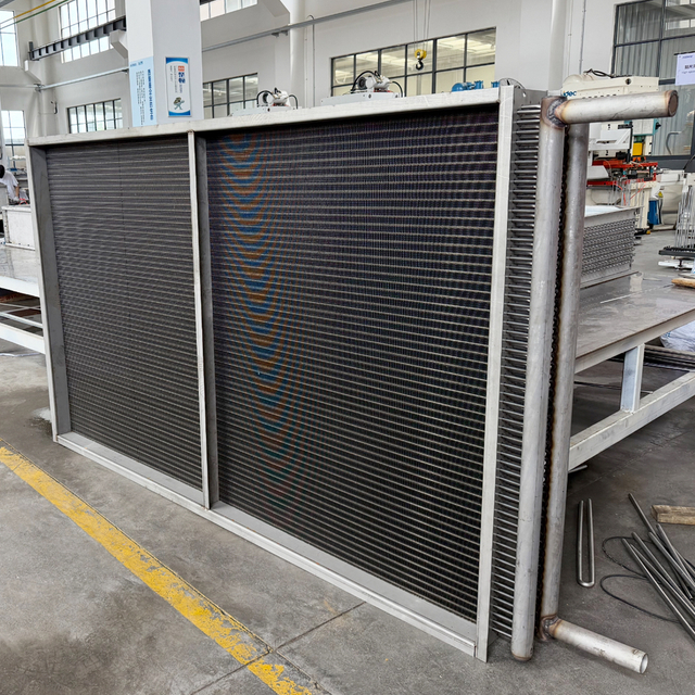 Finned Tube Air Heat Exchanger Preheater for Engine Cooling