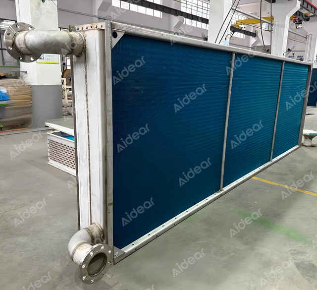 Hochleistungskupferrohr Aluminiumflossenverdampfer