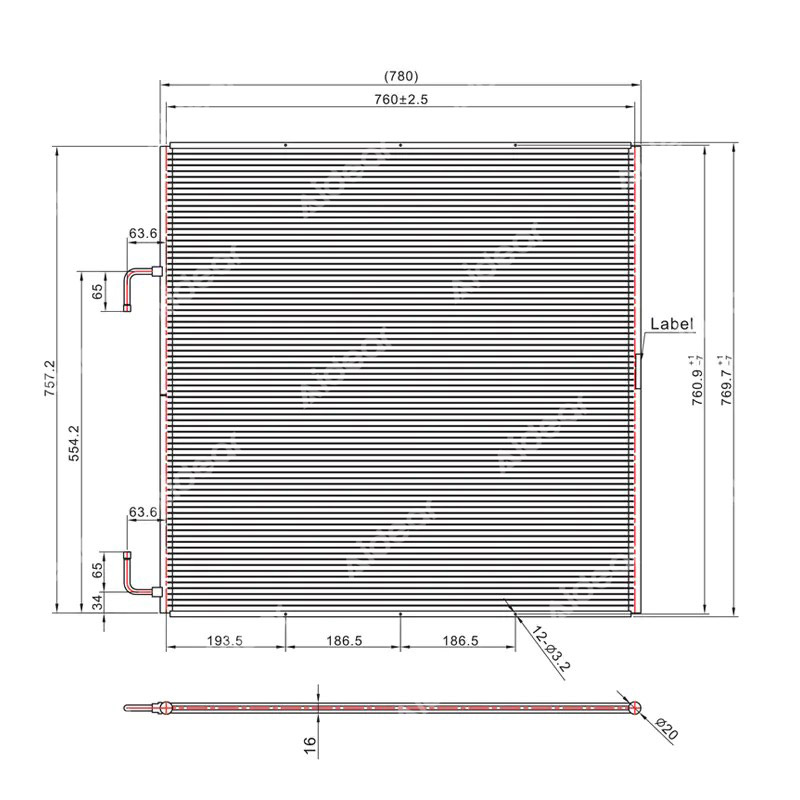 SC-1400 Microchannel Condenser Coil