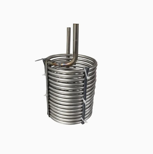 Bobina de tubo de aço inoxidável de 10hp para fabricação de cerveja