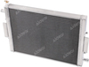 21x8x2.25 Inch Aluminum Heat Exchanger for Performance Vehicles