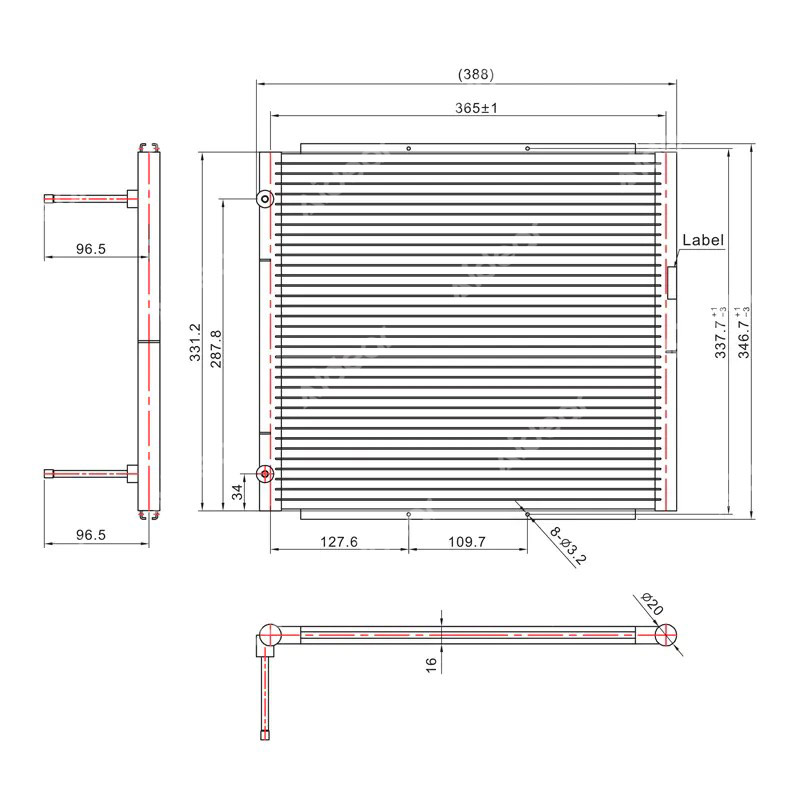 SC-1100 Microchannel Condenser Coil