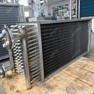 Industrial Air-Cooled Finned Tube Heat Exchanger – Stainless Steel Frame & Copper Tubes | Aidear