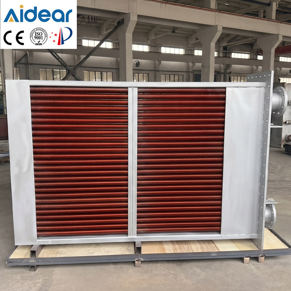 Compact CopperPlate Fin Heat Exchanger for SVG SVC Static Var Generator Power Electronics Cooling System Application