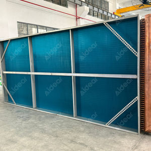 Large Industrial Air-Cooled Tube Fin Heat Exchanger with Blue Aluminum Fins