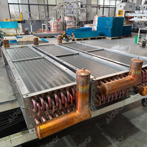 Industrial Stainless Steel Tube Fin Heat Exchanger with Copper Pipe – Compatible with R404A, R134A, R600A
